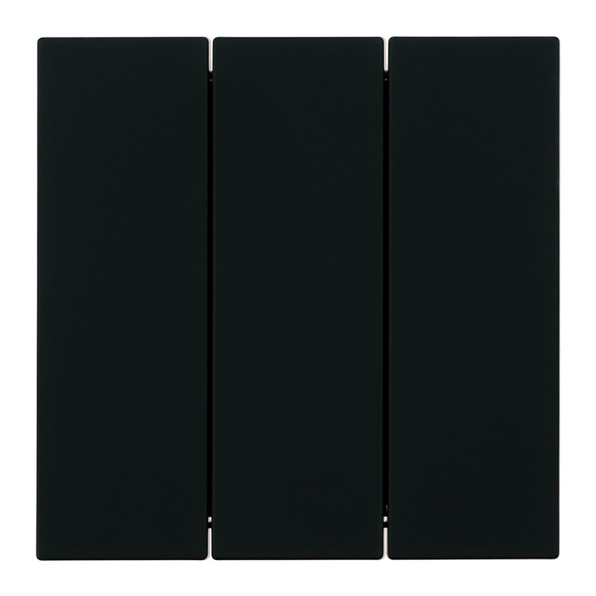 Мия - Розетки и выключатели Stekker Выключатель 3-клавишный STEKKER Мия RSW10-3108-05 черный бархат 50444