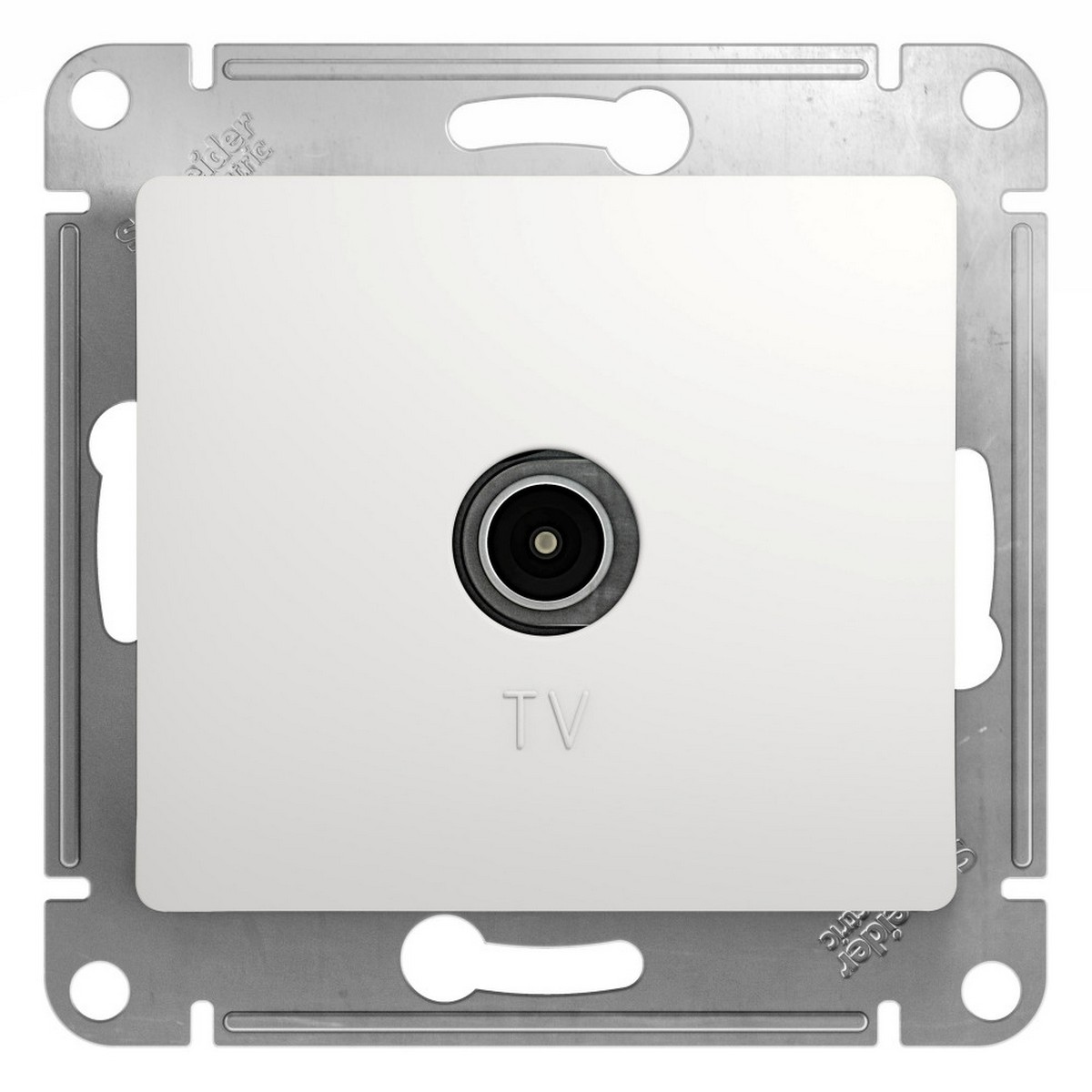 Glossa Белый Розетка TV Systeme Electric Glossa Белый коннектор GSL000193