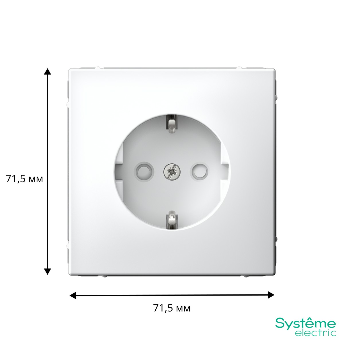 ArtGallery Белый Розетка SE ArtGallery Белый с заземлением со шторками, 16А быстрозажим. клем. GAL000145S