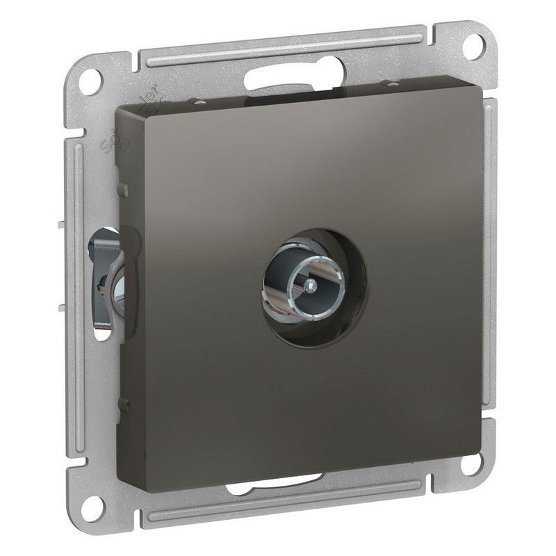 AtlasDesign Сталь Розетка TV Systeme Electric AtlasDesign Сталь оконечная 1DB, ATN000991