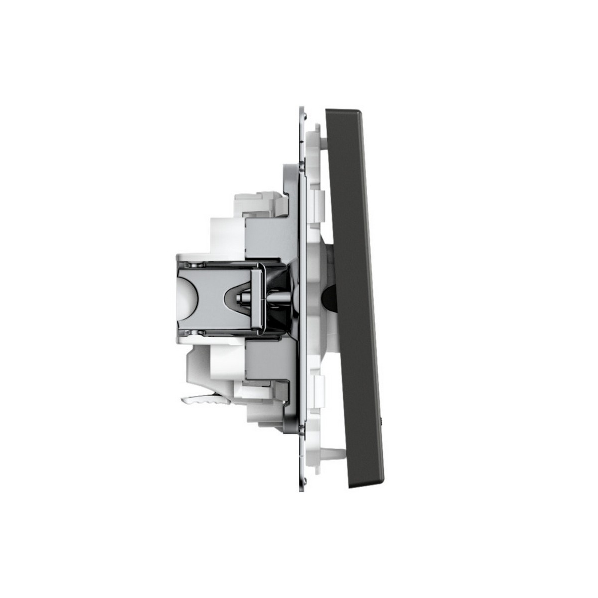 ArtGallery Базальт Выключатель SE ArtGallery Базальт 1-клавишный с подсветкой, быстрозажим. клем. GAL001413S