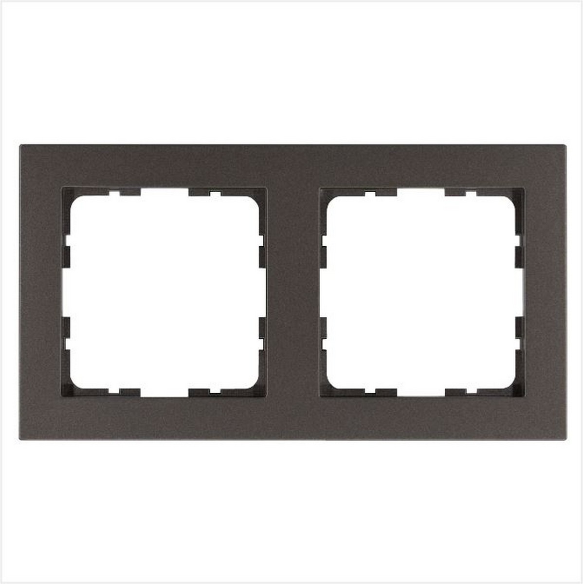 JASMART G - розетки и выключатели Рамка JASMART G-Classic 2-постовая Мокко G1002Z