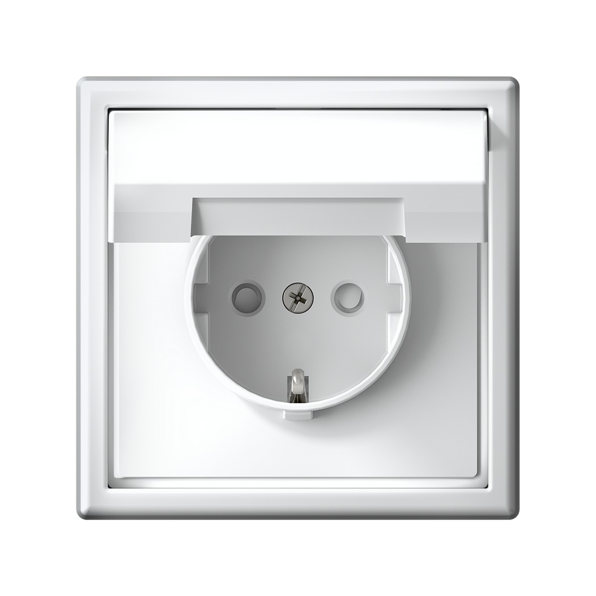 ArtGallery Белый Розетка SE ArtGallery Белый с заземл. со шторк. с крышк., 16А, IP20 быстрозажим. клем. GAL000146S