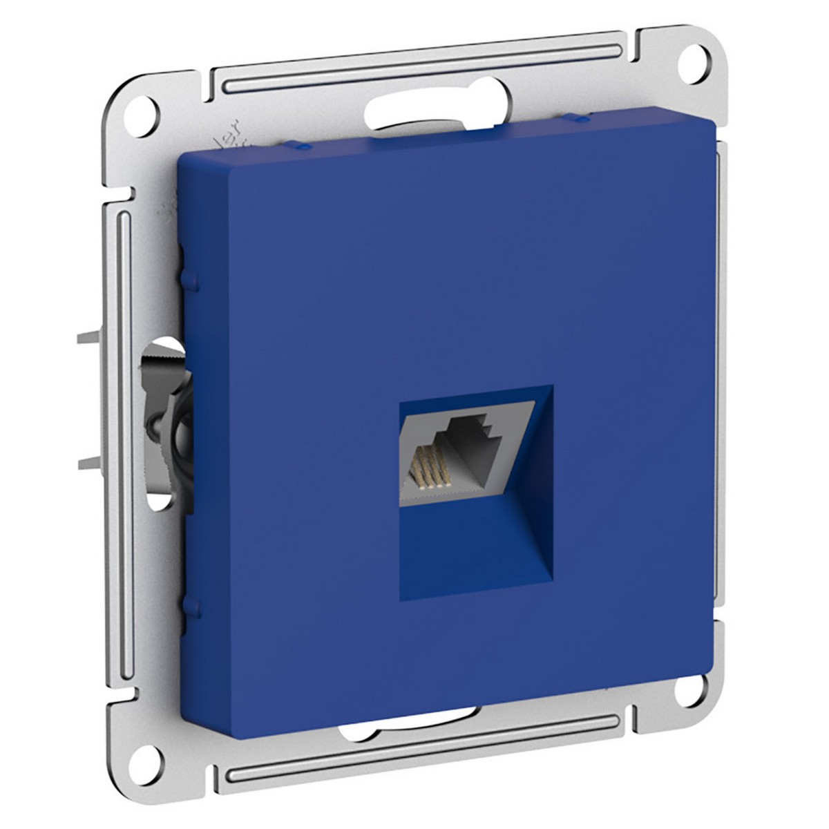 AtlasDesign Аквамарин Розетка Systeme Electric AtlasDesign Аквамарин телефонная RJ11 ATN001181