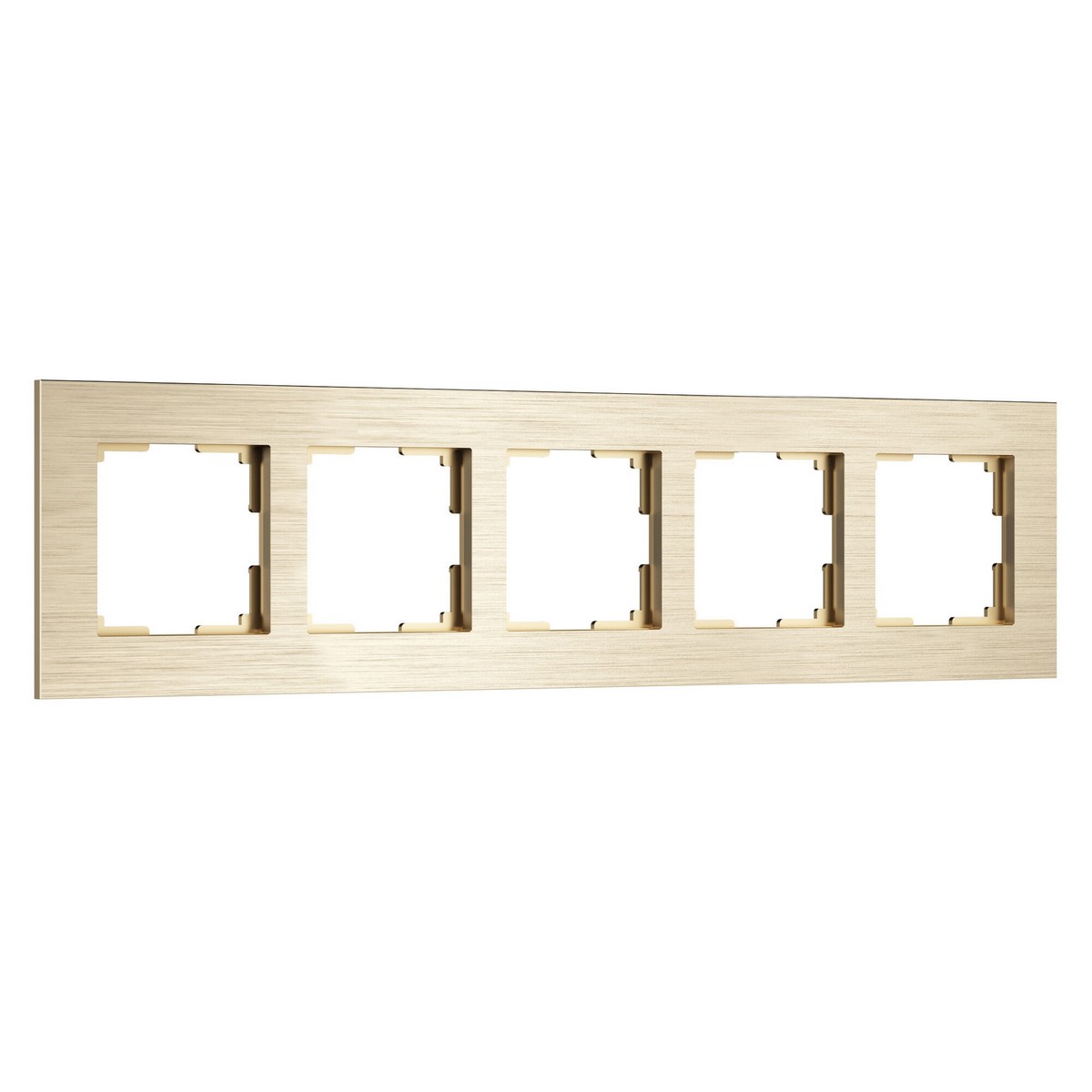 Рамки Werkel Alumax Рамка Werkel на 5 постов AluMax (шампань) W0053511