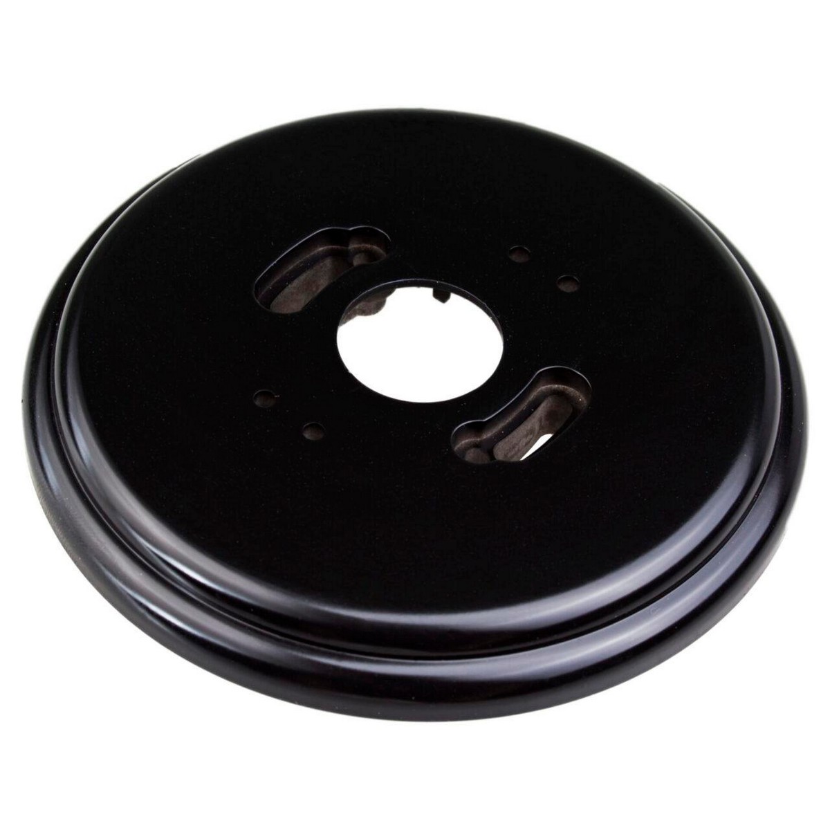 Bironi Лизетта - Ретро розетки и выключатели Рамка BIRONI Ришелье Пластик Черный 1-ая RF1-610-23