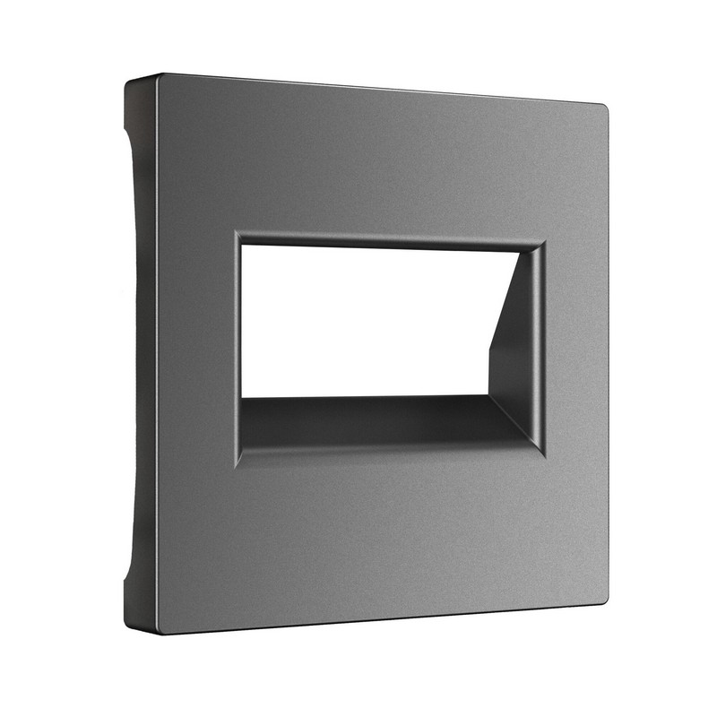 Werkel Графит матовый Накладка Werkel для двойной розетки Еthernet RJ-45 (графит матовый) W1191164