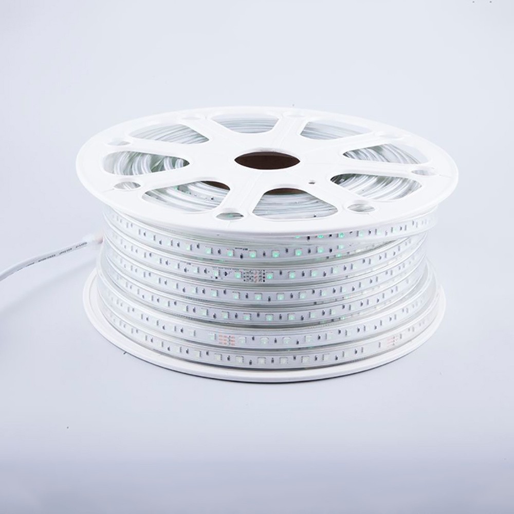 Светодиодная лента RGB Лента светодиодная Feron LS706 60SMD(5050)/м 11Вт/м 220V IP65 RGB 50 метров (цена за метр) 32718 