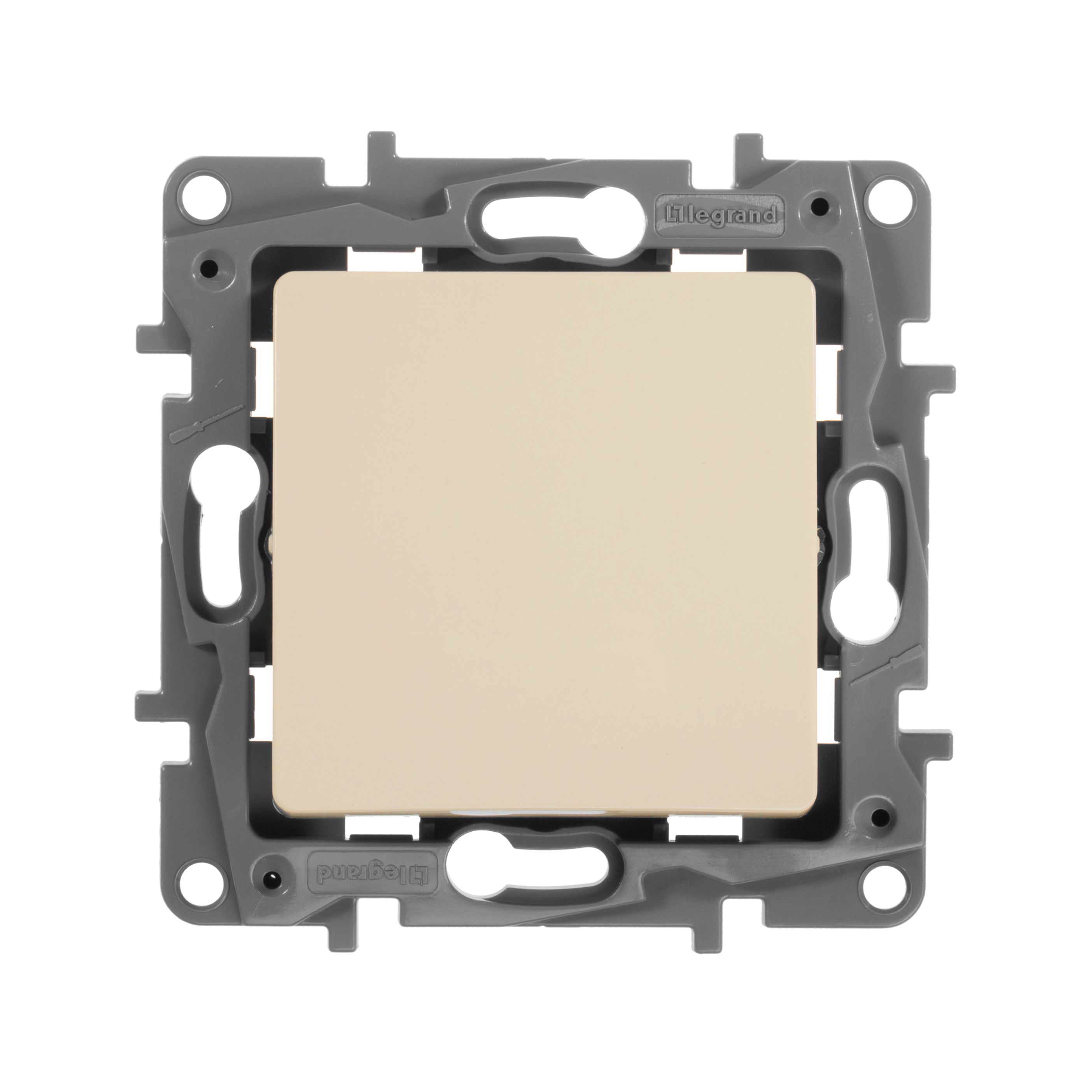 Legrand Etika Слоновая кость Переключатель, Legrand Etika слоновая кость 10А, винт. клем. 672305