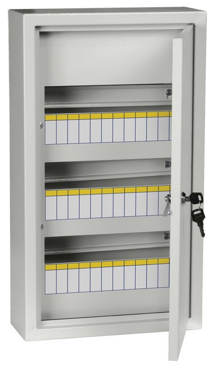 Металлические щиты и корпуса Корпус металлический IEK TITAN 3 ЩРн-36 (540х310х120мм) IP31 MKM14-N-36-31-Z 