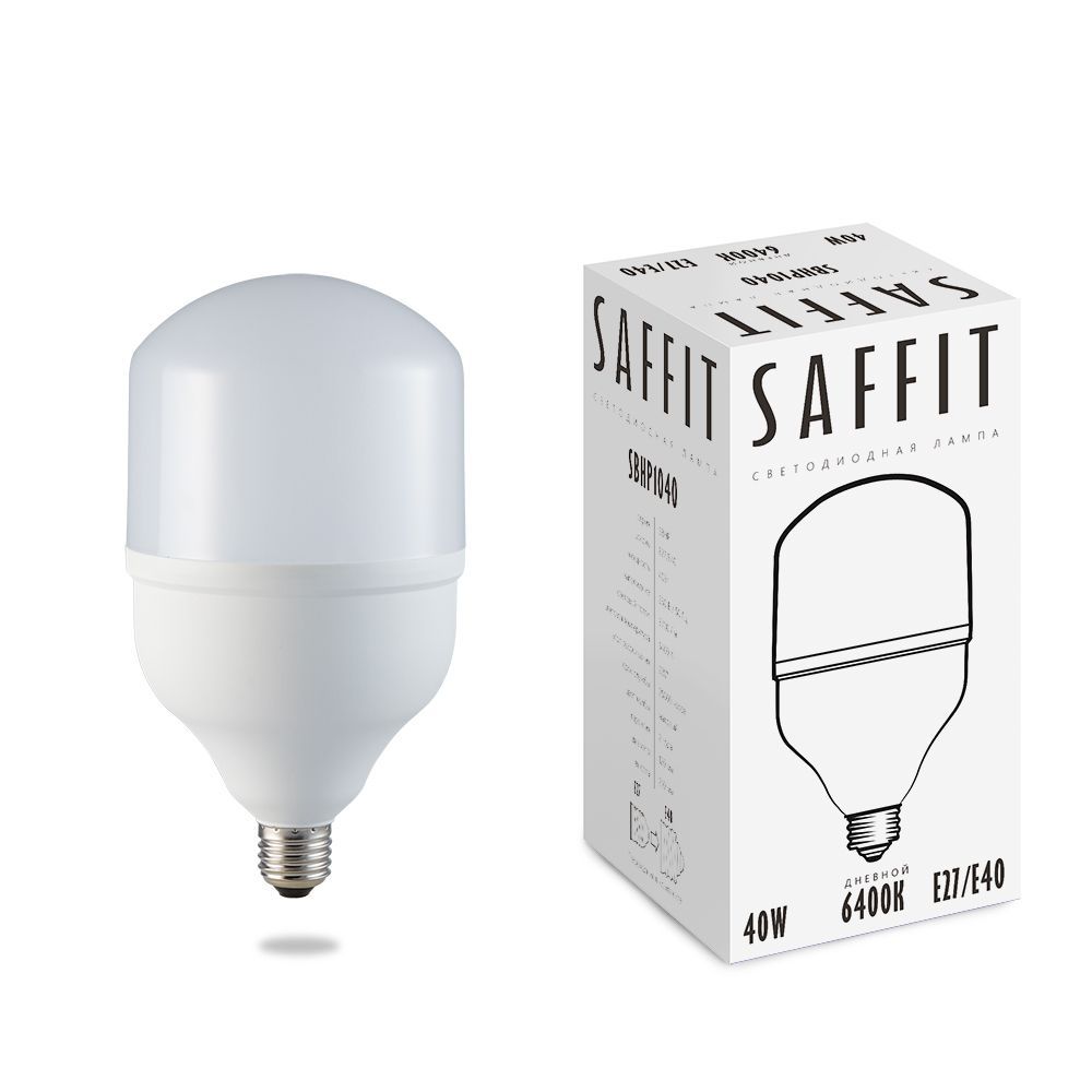 E27 Лампа светодиодная Saffit SBHP1040 40W E27-E40 6400К 55093 