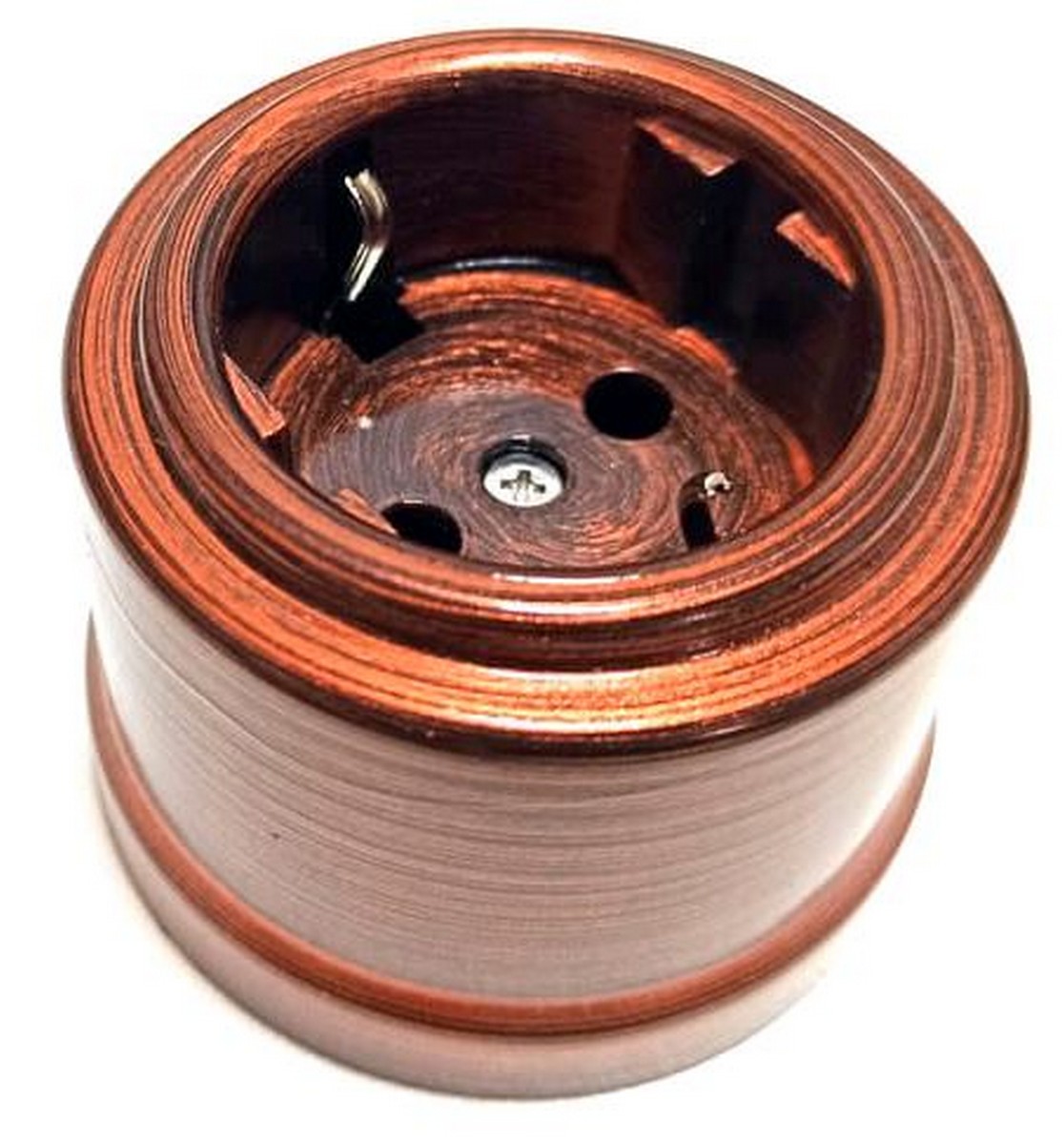 Bironi Лизетта - Ретро розетки и выключатели Розетка с/з BIRONI Пластик Медный Век B1-101-16