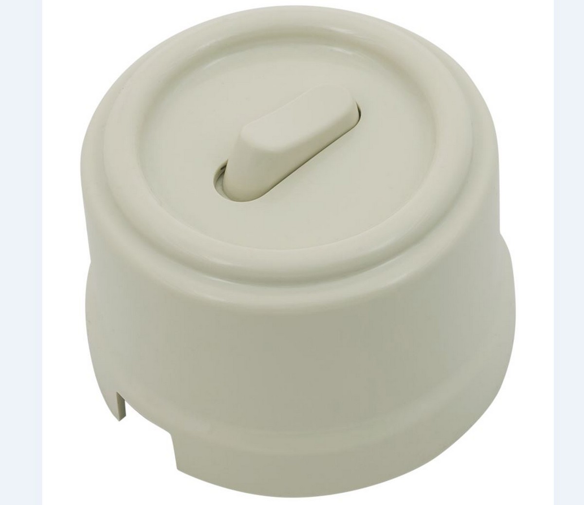 Bironi Лизетта - Ретро розетки и выключатели Выключатель перекрестный BIRONI Слоновая кость 1-кл (клавишный) B1-223-211