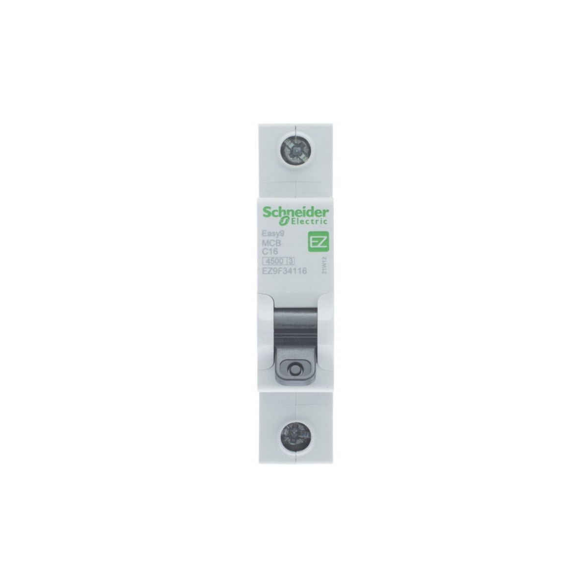 1 полюсные (однополюсные) Автоматический выключатель SCHNEIDER ELECTRIC EASY 9 1P 16A (С) 4,5kA EZ9F34116 