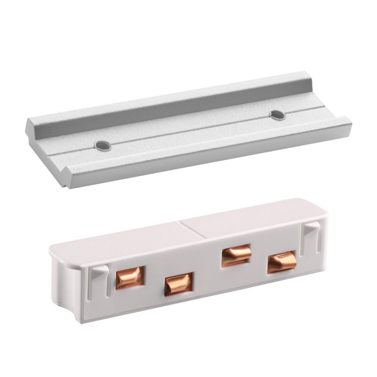 Трековые светодиодные светильники Соединитель прямой с токопроводом NOVOTECH 135163 FLUM