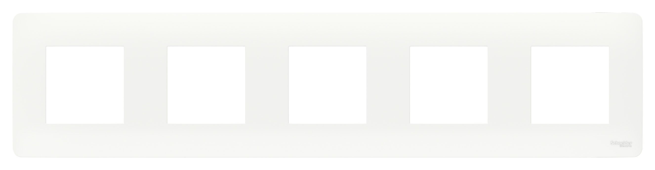 Рамки Unica Studio Белый Рамка Unica Studio Белый 5-ная NU201018