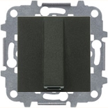 Механизмы ABB Zenit Антрацит Вывод кабеля с зажимом ABB ZENIT (антрацит)