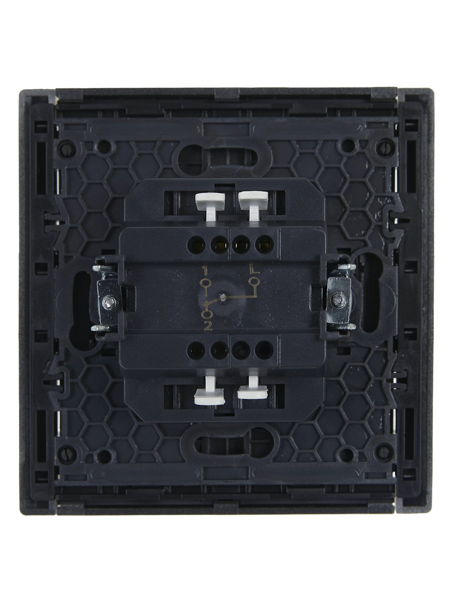 IEK FORTE&PIANO Сталь Выключатель IEK FORTE&PIANO Сталь 1-кл проходной 10А FP503