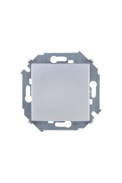 Розетки и выключатели Simon 15 Алюминий Переключатель перекрестный Simon 15 Алюминий 16А 1591251-033