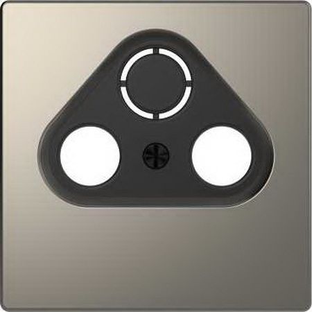 Merten D-Life Никель Спутниковая тв розетка Merten D-Life никель