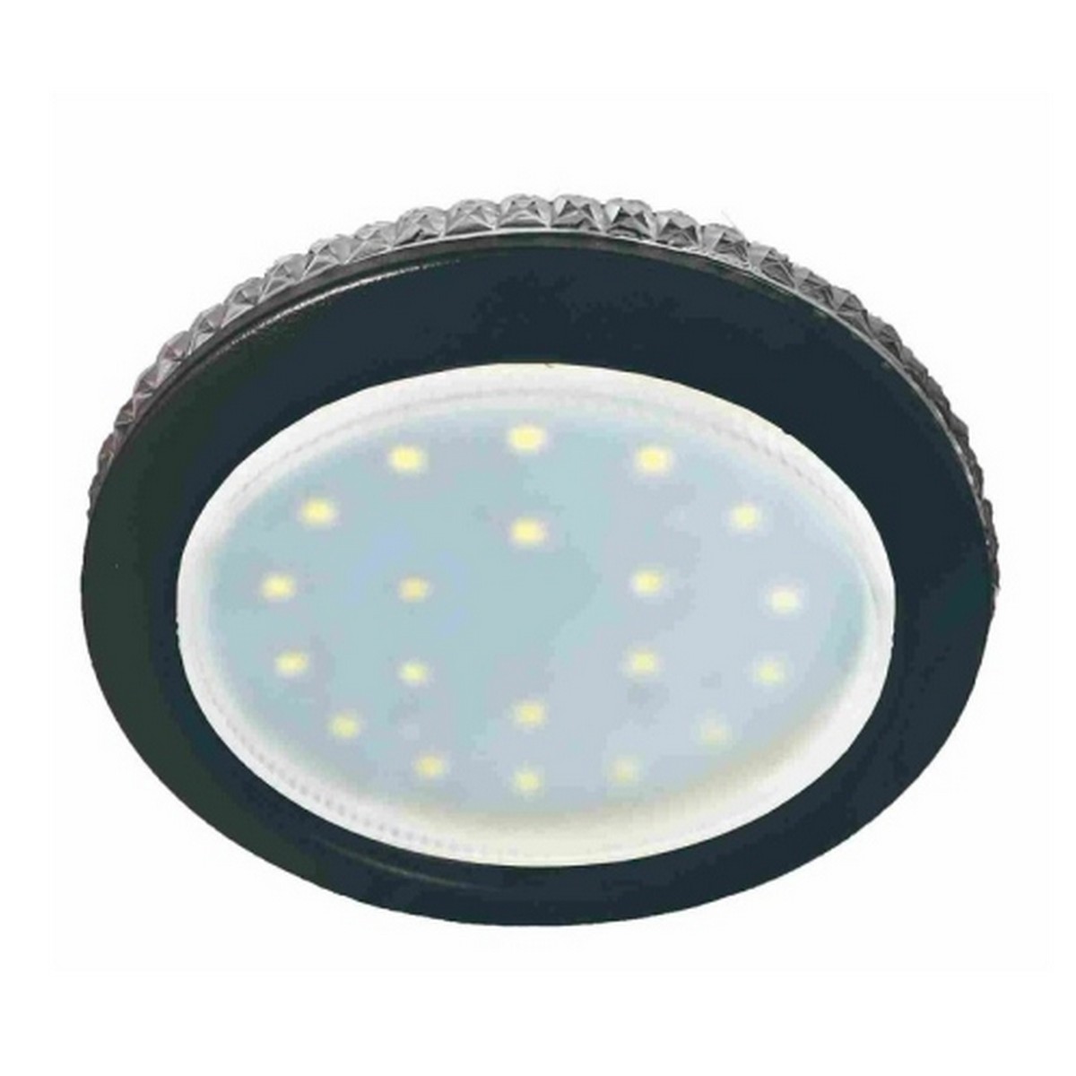 Накладные светодиодные светильники Светильник LEEK GX53 LE M 223-16 (108х90х38); Матовый черный с подсветкой LE060901-0107