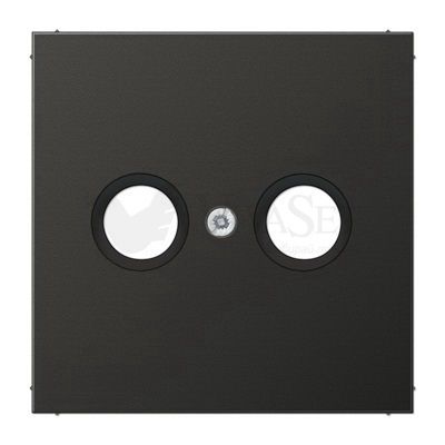 Jung Eco Profi механизмы Черный матовый Телевизионная розетка оконечная TV-FM Jung Eco Profi черный матовый черный матовый