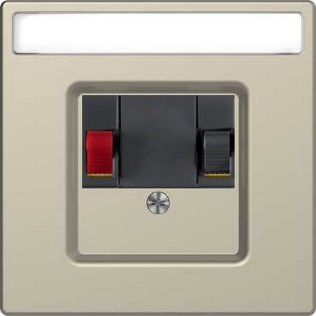 Merten D-Life Сахара Аудио розетка 1 линия черная Merten D-Life сахара