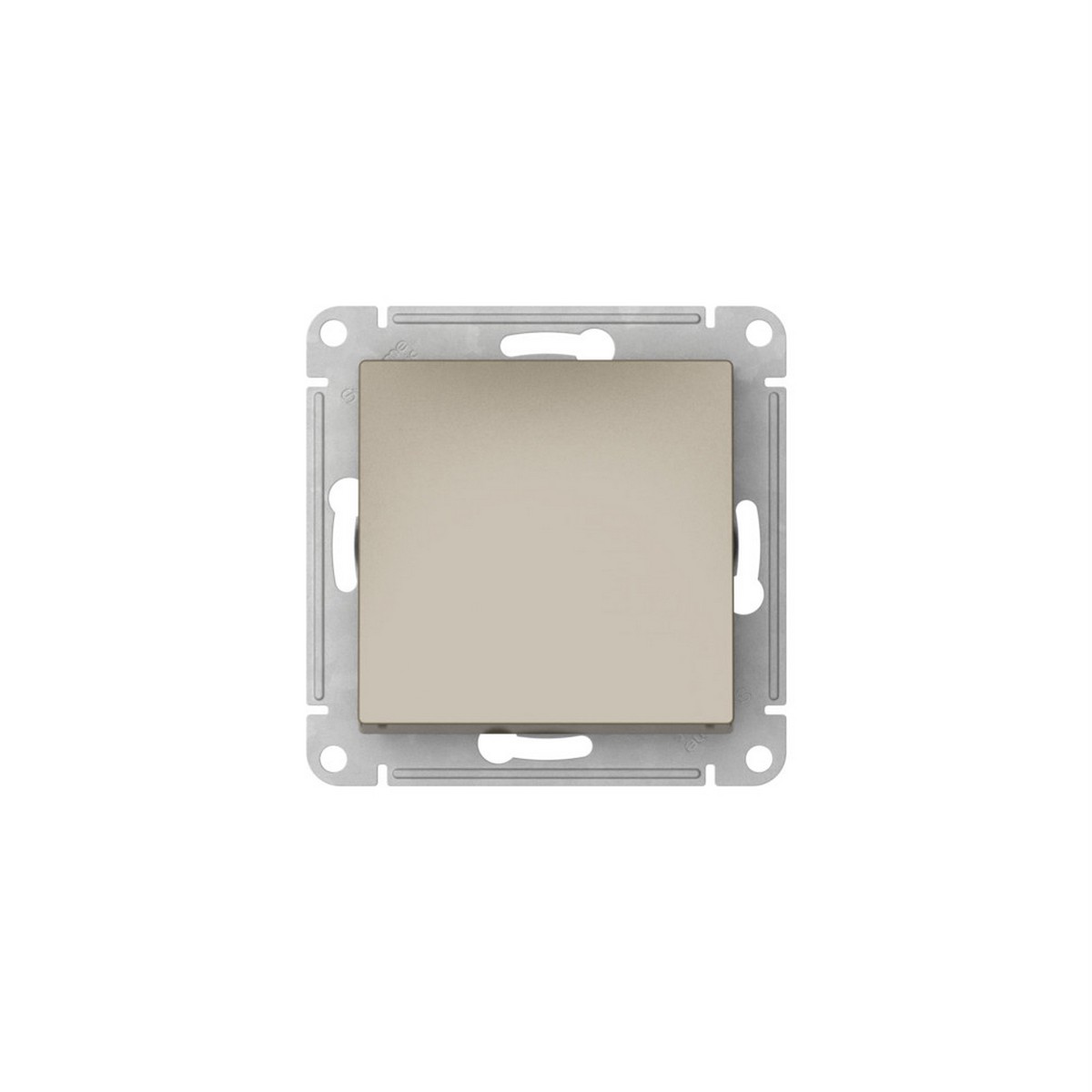 AtlasDesign Шампань Переключатель SE AtlasDesign Шампань 1-клавишный быстрозажим. клем. ATN000561S