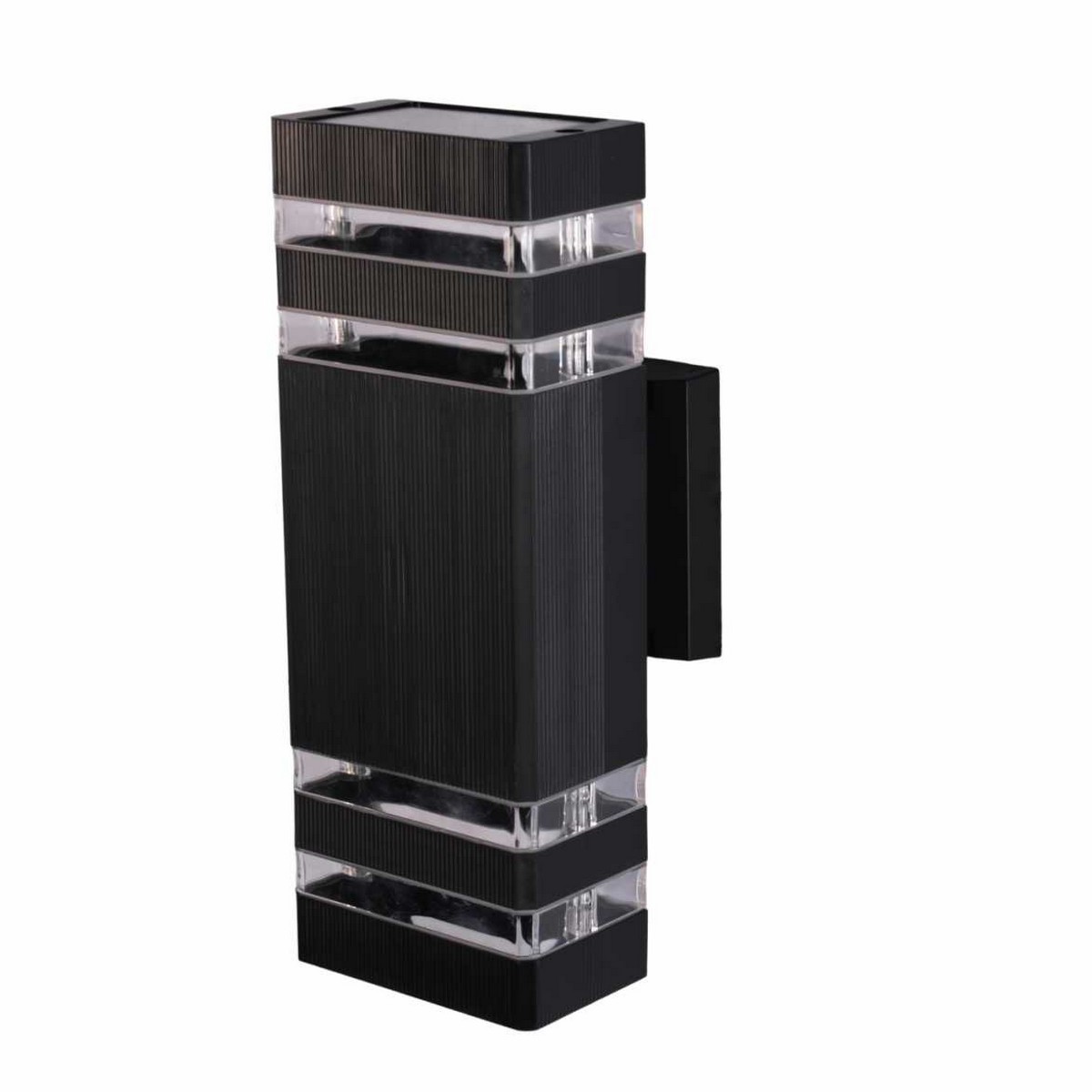 Уличные настенные светильники Светильник садовый LEEK GL4 E27x2 настенный черный LE062601-0009