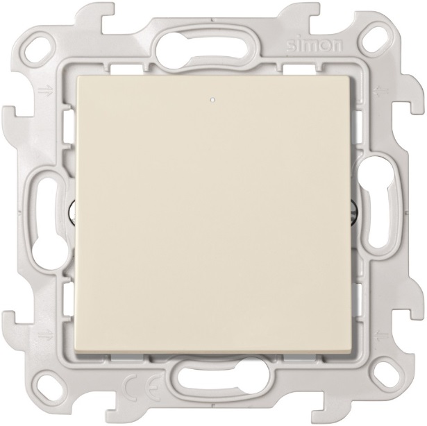 Розетки и выключатели Simon 24 Слоновая кость Кнопочный выключатель Simon 24 Слоновая кость с подсветкой 2420160-031