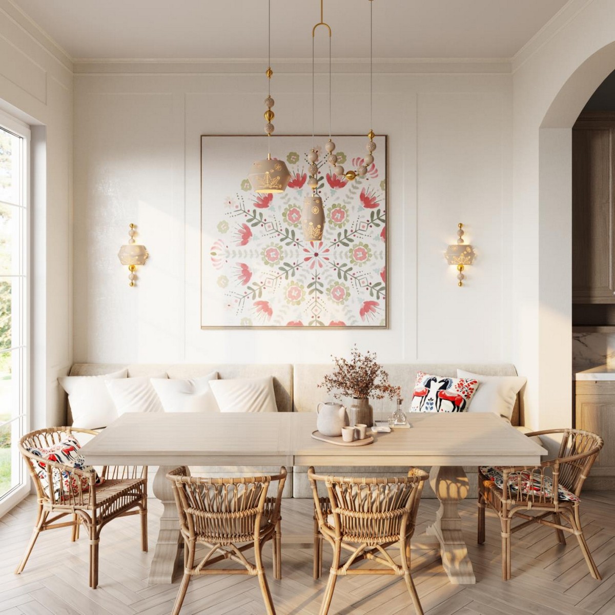 Подвесные светодиодные светильники Подвес ODEON LIGHT 5444/1A KARELIA 