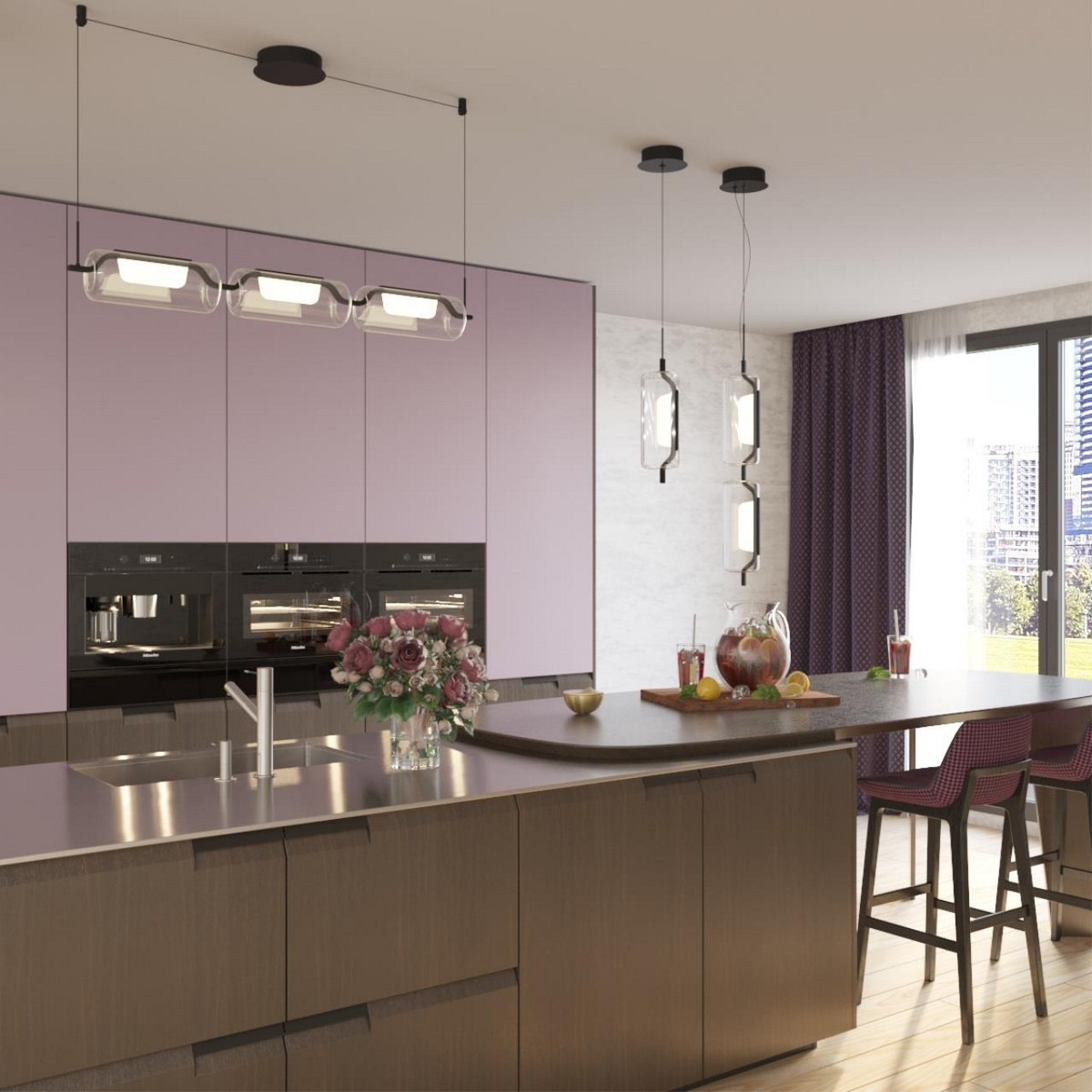 Подвесные светодиодные светильники Подвес ODEON LIGHT 5003/10L Kavia 