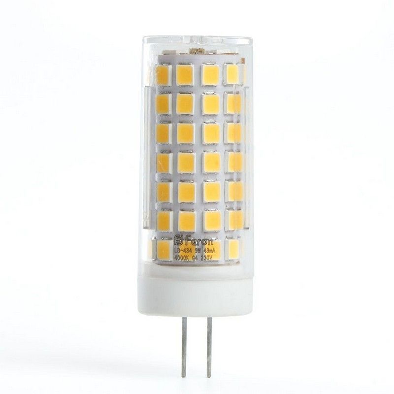 G4 Лампа светодиодная Feron LB-434 G4 9W 4000K 38144 