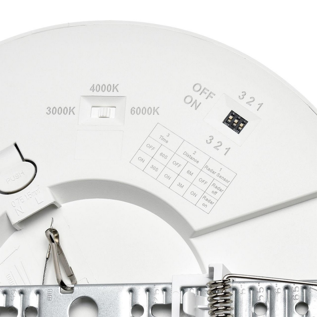 Накладные светодиодные светильники Светильник потолочный СОНЕКС 7790/18L NEBULA WHITE 