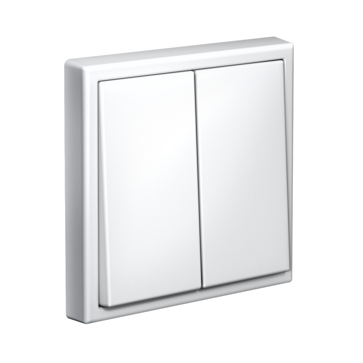 ArtGallery Белый Выключатель SE ArtGallery Белый 2-клавишный, быстрозажим. клем. GAL000151S