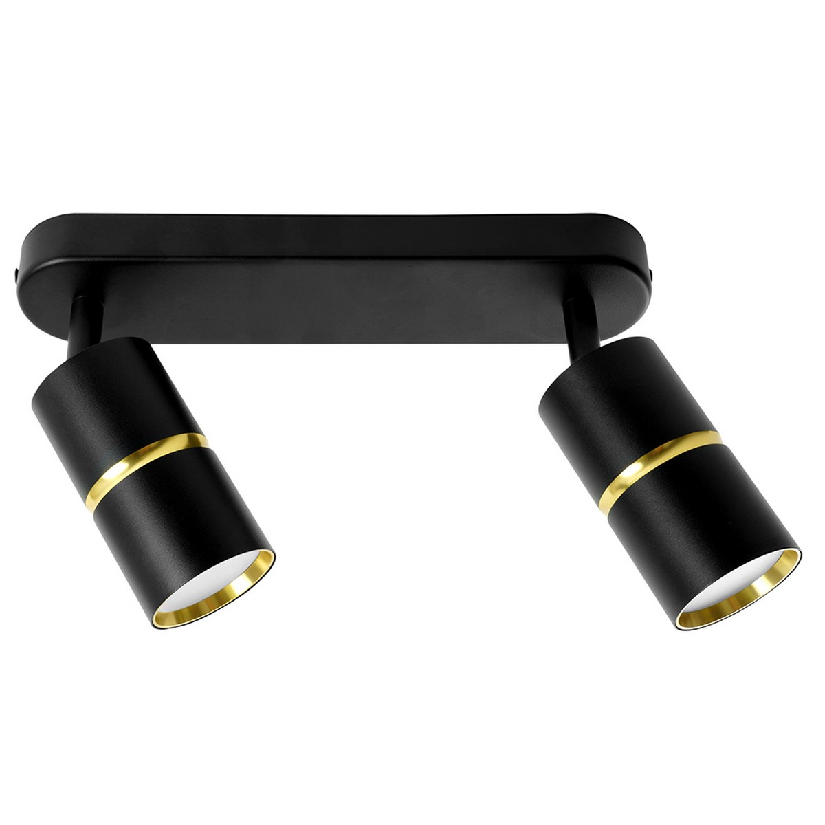 Светильники споты светодиодные Светильник спот Feron ML1862 ZEN настенно-потолочный GU10 чёрный золото 48643 