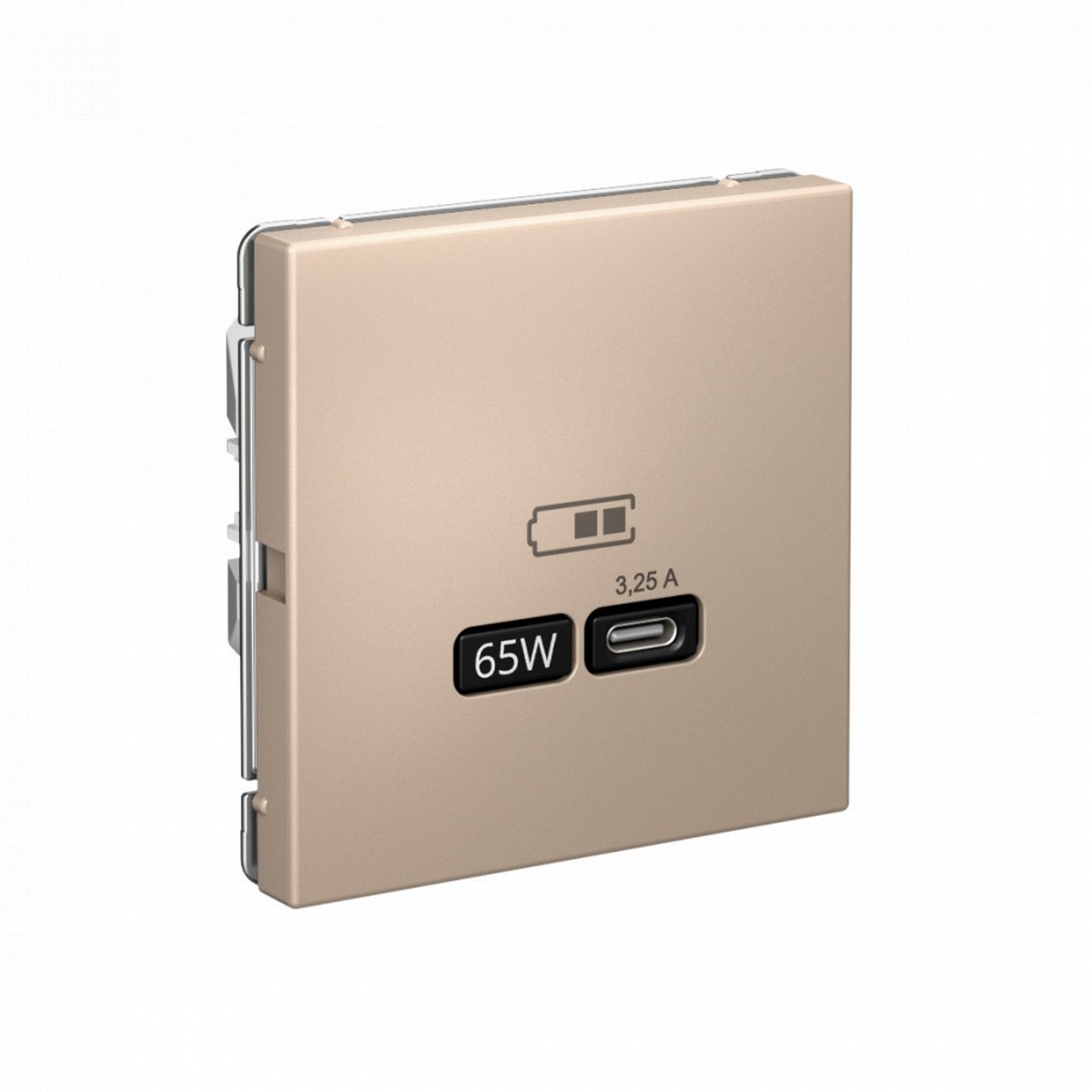 ArtGallery Песочный USB Розетка Systeme Electric ArtGallery Песочный тип-С 65Вт высокоскор.заряд. QC PD GAL001227