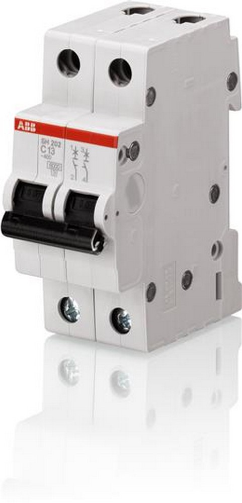 2 полюсные (двухполюсные) Автоматический выключатель ABB SH202 25A (C) 6kA 2CDS212001R0254
