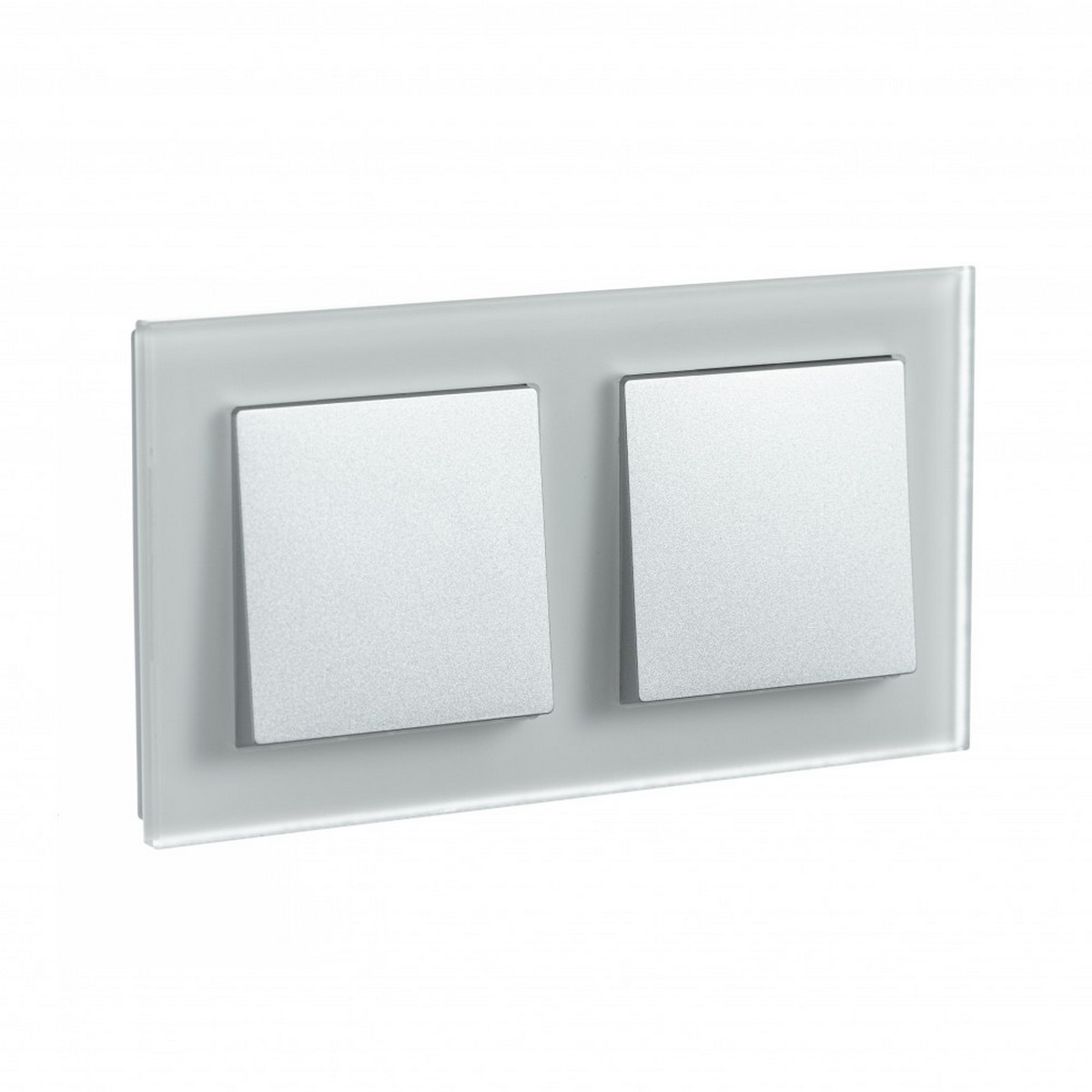 AtlasDesign Рамки Nature Рамка Systeme Electric AtlasDesign Nature Матовое стекло белый 2-ая ATN330102