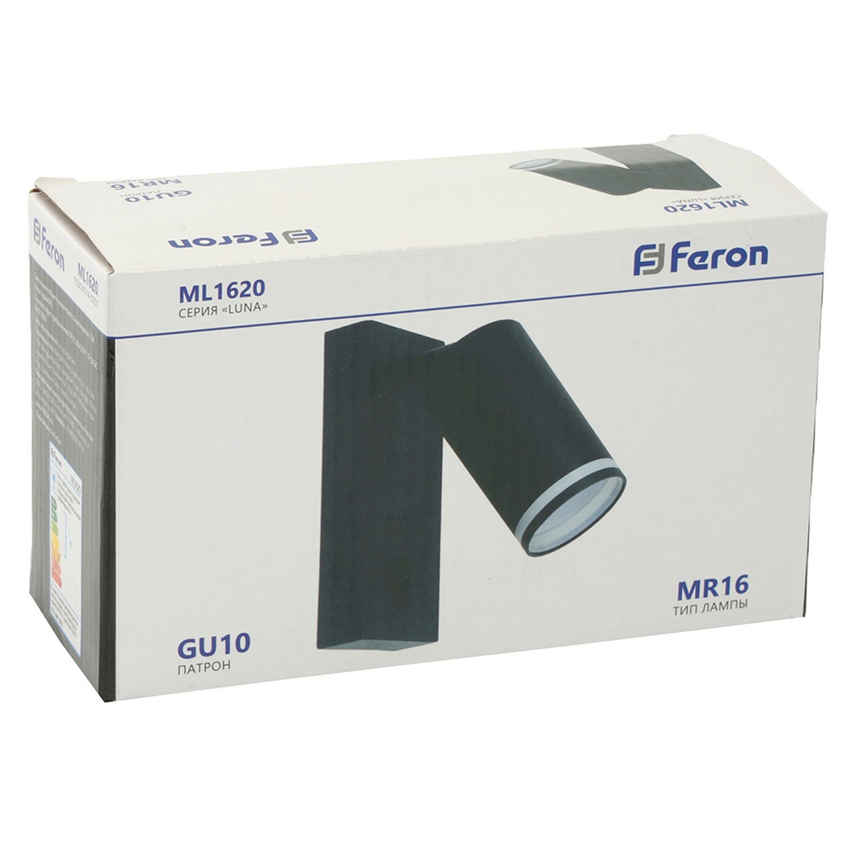 Накладные светодиодные светильники Светильник Feron ML1620 LUNA 35W 230V GU10 чёрный 48810 