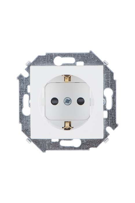 Розетки и выключатели Simon 15 Белый Розетка с/з Simon 15 Белая 16А 1591432-030