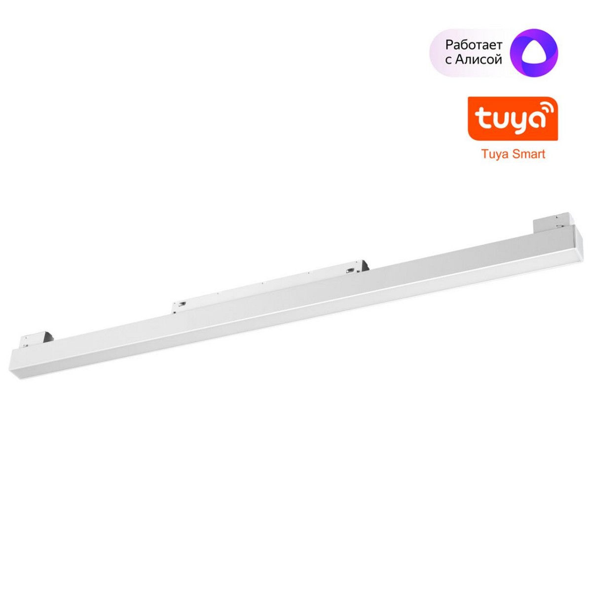 Трековые светодиодные светильники Трековый смарт-светильник диммир. со сменой цв.температуры (управление - пульт ДУ/Tuya Smart Life) NOVOTECH 359630 FLUM