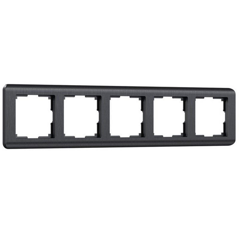 Рамки Werkel Stream Рамка Werkel Stream на 5 постов (графит) W0052104