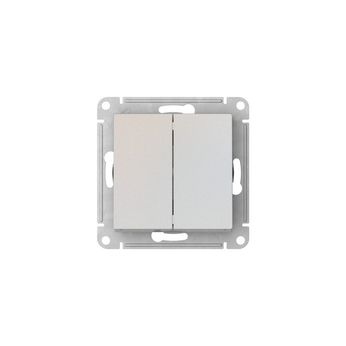 AtlasDesign Жемчуг Переключатель SE AtlasDesign Жемчуг 2-клавишный быстрозажим. клем. ATN000465S