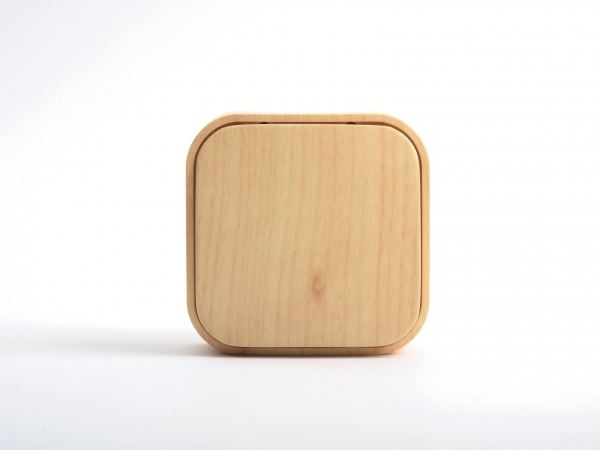 Накладные Розетки и выключатели Legrand Quteo Дерево Переключатель Legrand Quteo 10A 1-клавишный проходной дерево  782264