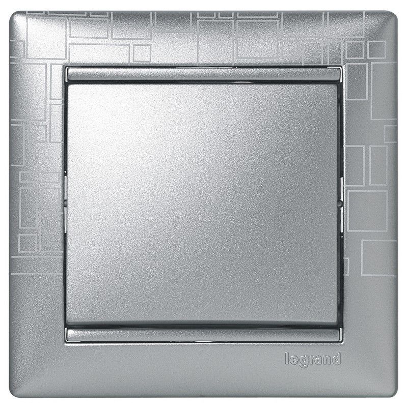 Legrand Valena Classic Алюминий Выключатель Legrand Valena Алюминий 1-клавишный 770101