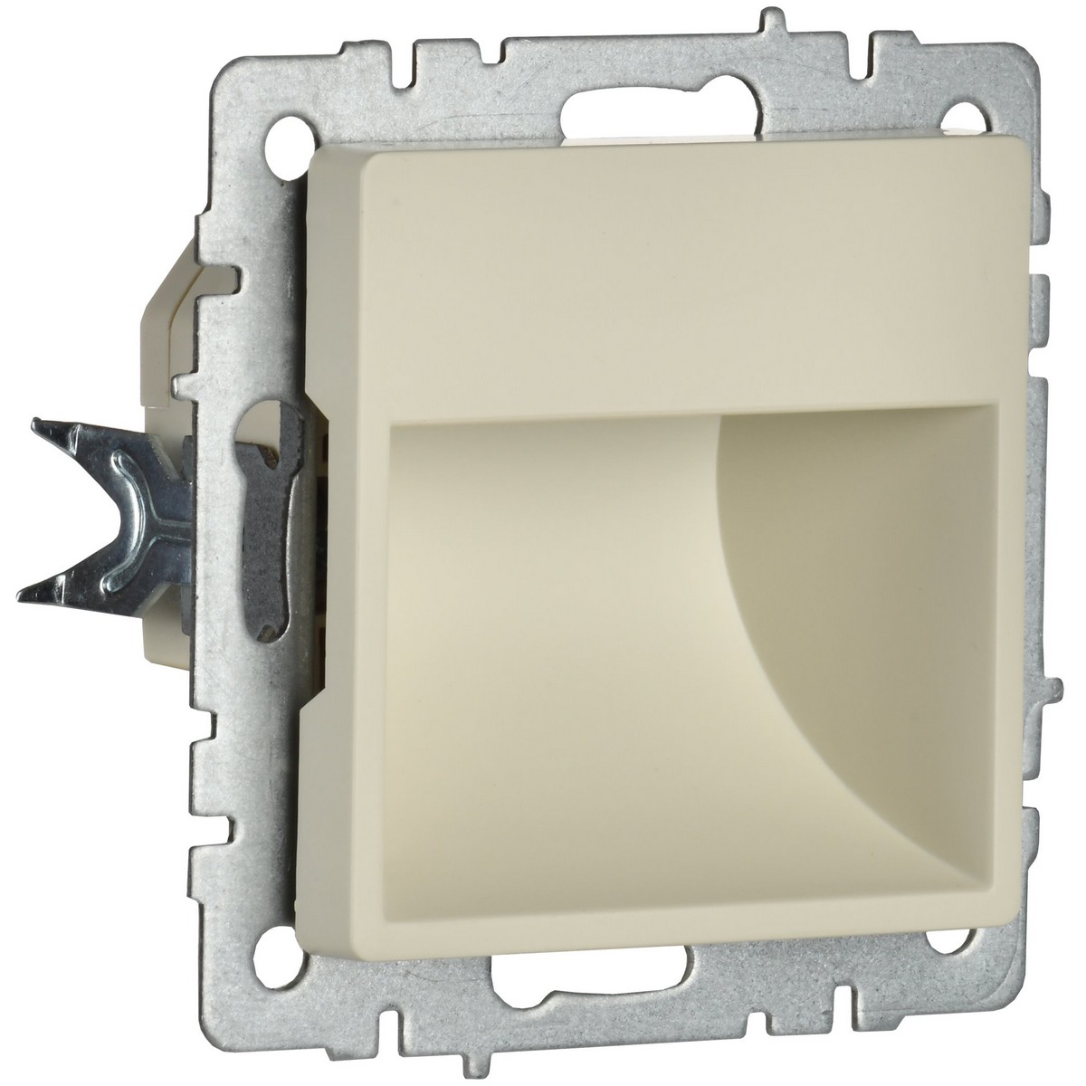 IEK Brite Бежевый Подсветка IEK BRITE LED встраиваемая ПЛ20-БрКр бежевый BR-FL20-K10