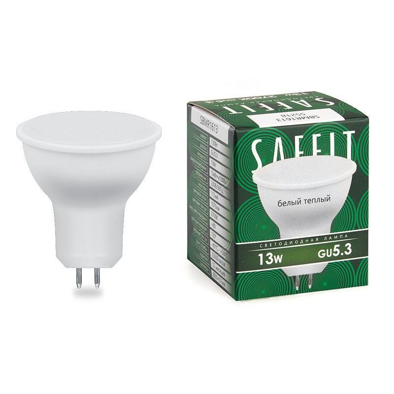 MR11/MR16/GU5.3 Лампа светодиодная SAFFIT SBMR1613 MR16 GU5.3 13W 230V 2700K 55218 