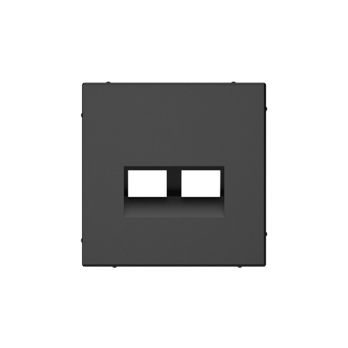 ArtGallery Базальт Накладка Systeme Electric ArtGallery Базальт двойная Keystone