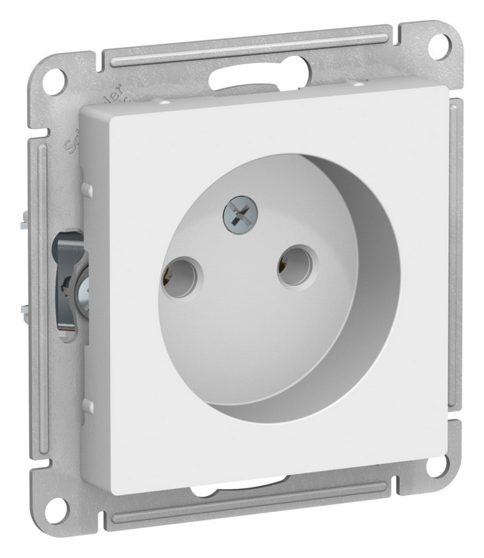 AtlasDesign Лотос Розетка Systeme Electric AtlasDesign Лотос б/з без шторок, ATN001341